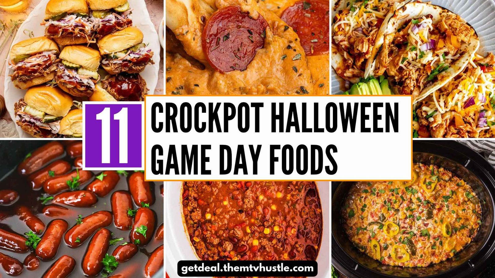 11 Best Crockpot Halloween Game Day Foods for a Crowd