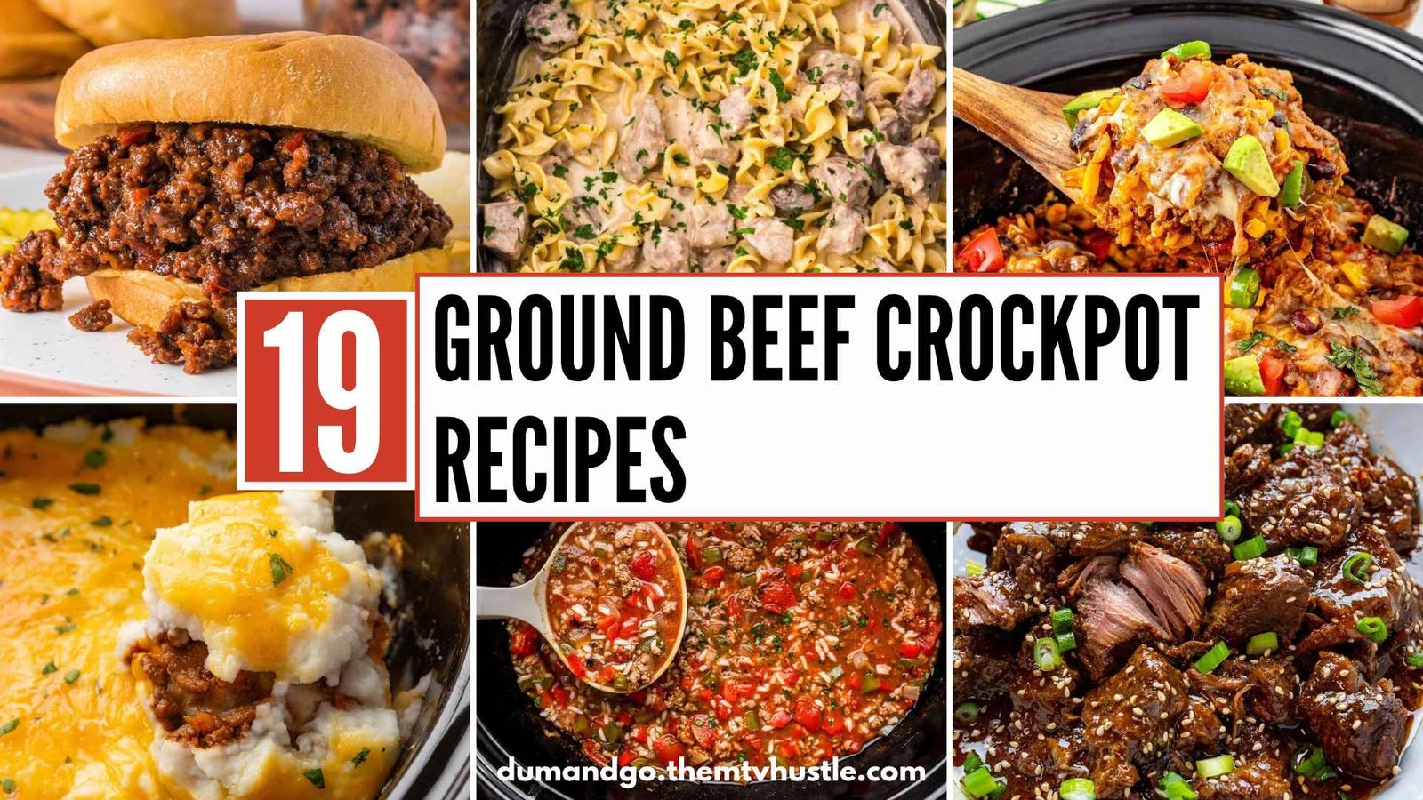 19 Easy Ground Beef Crockpot Recipes for Dinners or Meal Prep